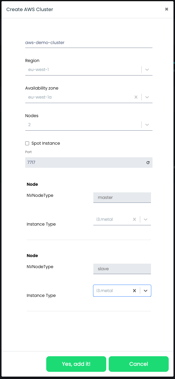 AWS Name Nodes