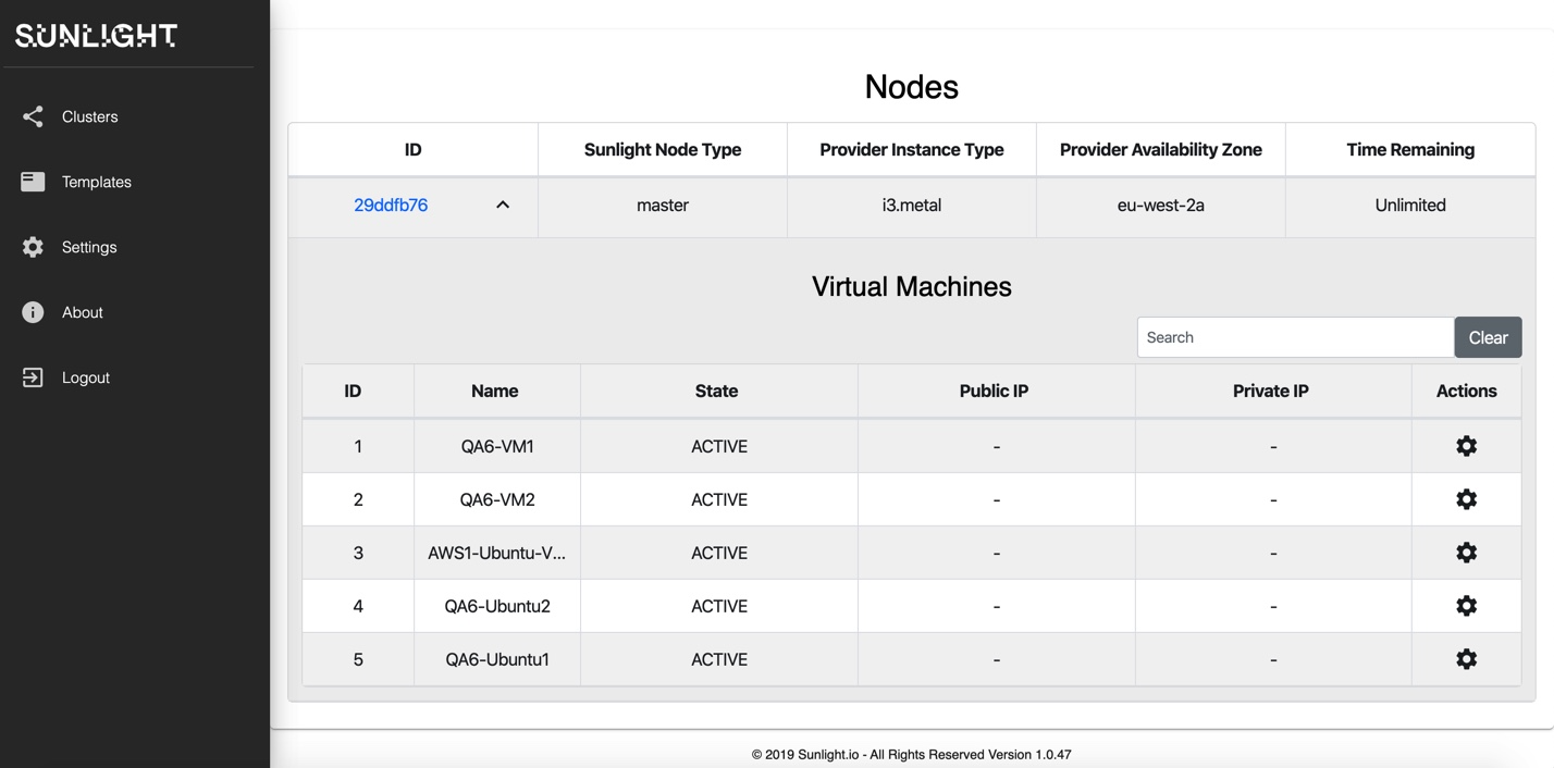 aws infrastructure new cluster open