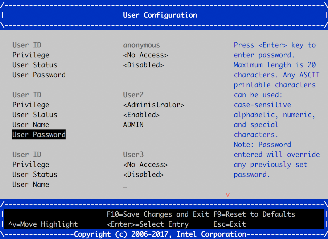 Intel Bobcat Peak 4-node server BIOS