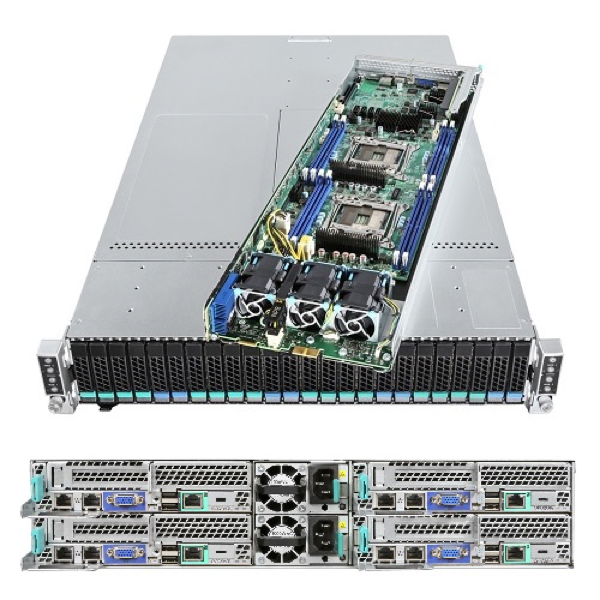 Intel Bobcat Peak 4-node server