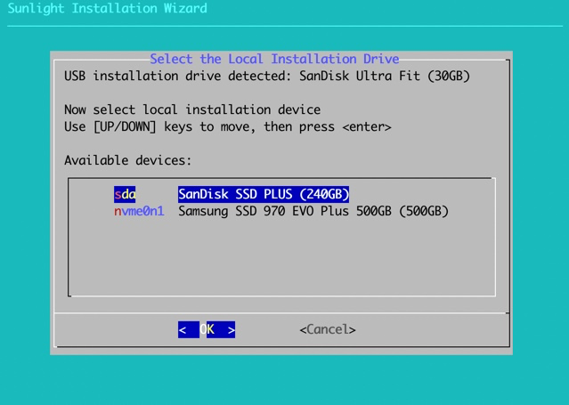 DISK INSTALL