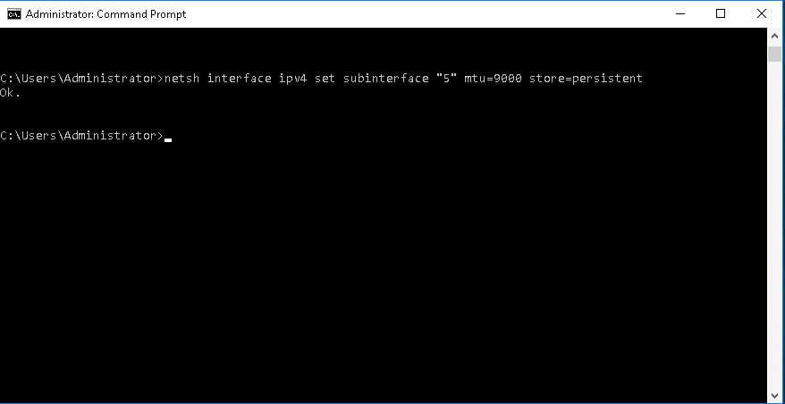 Configure Interfaces MTU