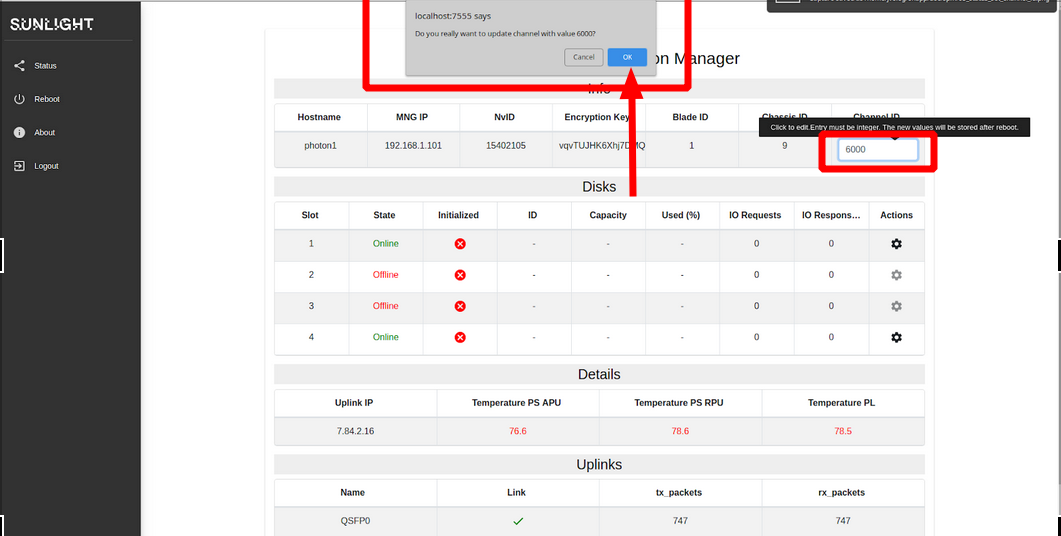 SPM update channel id